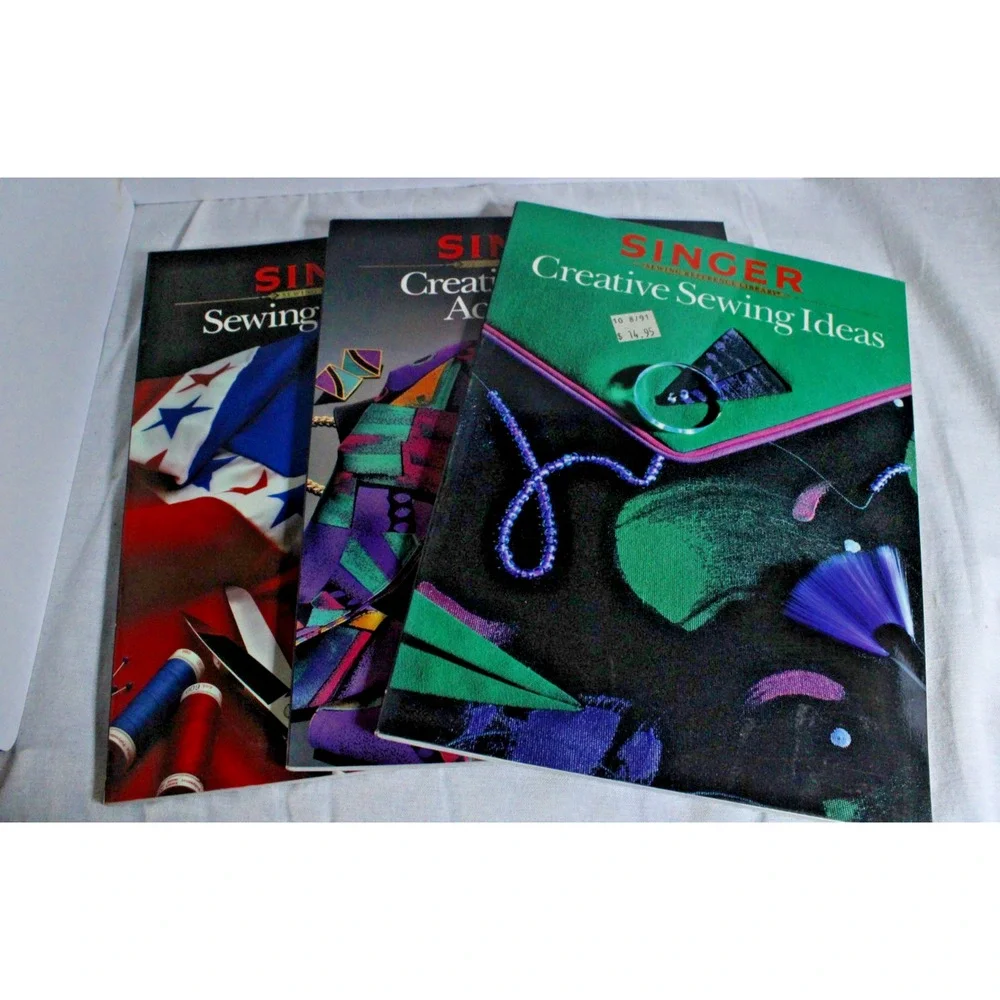 Singer Sewing Reference Library 13 Book Lot Vintage Tailoring Knits Cy DeCosse